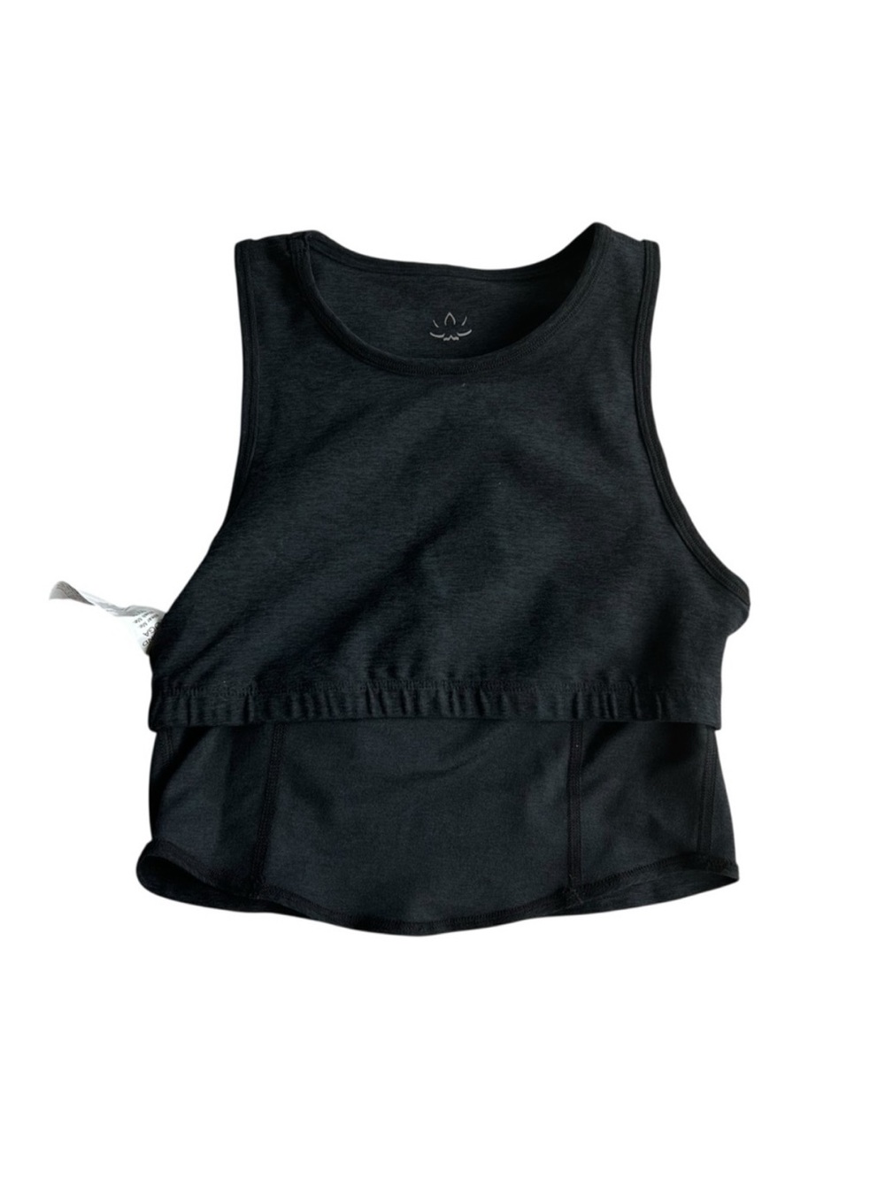 Beyond Yoga Black Racerback Crop Tank